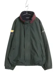 【お得なクーポン配布中!】 90s ノーティカ リバーシブル セーリング ジャケット メンズ L 古着 オールド 収納 フード パーカー コットン ナイロン フリース ボーダー