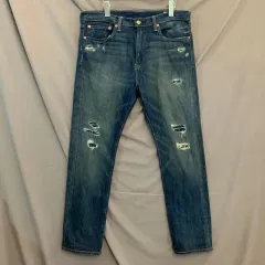 34インチ リーバイス 510 白 オーク ストレッチ デニム ズボン