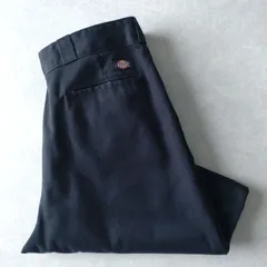 ■古着 Dickies ディッキーズ 874BK ワークパンツ チノ 黒 実寸W36L30【D1630】