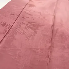 付下げ 無地付下げ 寿光織 一つ紋 上品な加工 正絹 着物 MK-1869