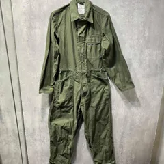 90s US ARMY オーバーオール オールインワン COTTON SATEEN カバーオール TYPE1 カーキ Sサイズ ミリタリー