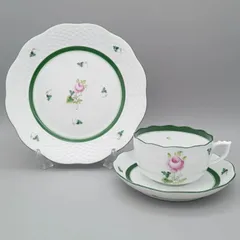 ［新品］Herend♡ウィーンの薔薇ピンク♡豆皿２枚 ウィーンの薔薇・ピンク ミッドマグ | Herend/ヘレンド | 三越伊勢丹