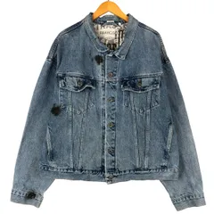 古着 90年代 リーバイス Levi's SILVER TAB シルバータブ 75595-0691 デニムジャケット Gジャン メンズXL相当 ヴィンテージ/eaa603691
