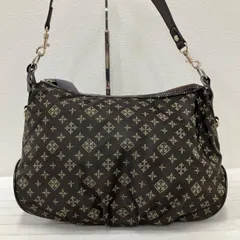 7020　russet　ラシット　ハンドバッグ　トートバッグ　ワンショル　ナイロン　レザー　エナメルレザー　モノグラム　総柄　茶　ブラウン　ゴールド