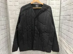 JACK WOLFSKIN/ジャックウルフスキン/キルティングジャケット/インシュレーションカーディガン/スナップボタン/ブラック/Lサイズ