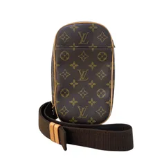 ルイ・ヴィトン LOUIS VUITTON ポシェット・ガンジュ M51870 ベージュ ゴールド金具 モノグラム レディース ボディバッグ