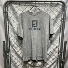 90-00s STUSSY USA製 ロゴTee size XL グレー ストゥーシー 
