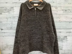 soerteソエルテ ハーフジップニット SOTOY 1023002 Mサイズ グレー 