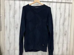 BLACK LABEL CRESTBRIDGE 51N40-750-28 アーガイル柄 ネイビー ニット