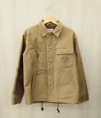 CALEE/キャリー/ジャケット/A-2 デッキジャケット/ベージュ/Lサイズ
