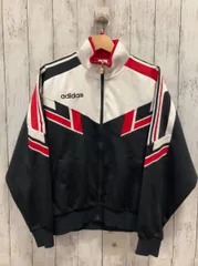 adidas アディダス ジャージ ASR-800 90s デサント製 ブラック 胸元シミ有り