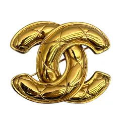 シャネル CHANEL マトラッセ ココマークブローチ GD メタル レディース ブローチ