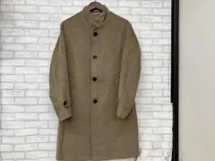 BLACK LABEL CRESTBRIDGE テクニカルウールシャークスキンステンカラーコート 51B60-660-42 クレストブリッジ ベージュ メンズ sizeM