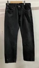 LEVI'S リーバイス ジーンズ  505 ボタン裏4996 汚れあり アメリカンカジュアル W32 L32 ブラック メキシコ製 綿100%
