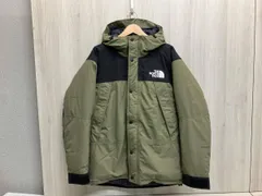 THE NORTH FACE ノースフェイス ND91737 サイズL マウンテンダウンジャケット カーキ×ブラック
