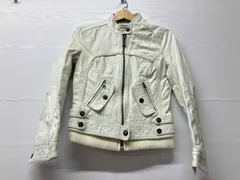 DOCLE & GABBANA ドルチェ&ガッバーナ WHT レザージャケット ホワイト 40サイズ 通年 