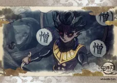 【中古】食器 憎珀天(半身) 紙製ランチョンマット 「鬼滅の刃 刀鍛冶の里編 キャラクター絵巻カフェ 第三期 不死川兄弟と上弦の肆」 憎珀天フードメニュー注文特典