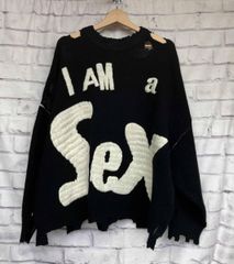 L【SAINTMICHAEL】I AM A CREW KNT 新品タグ - メルカリ