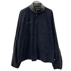 Columbia フリースジャケット XL ブラック コロンビア フリース ハーフジップ 刺繍ワンポイント アウトドア 無地 秋物 a712-5340