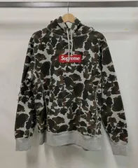 Supreme シュプリーム パーカー 12AW Box Logo Hoded Sweatshirt CAMO 迷彩 カモフラ 総柄 ストリート パーカー フード サイズL コットン