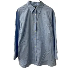 LAUREN RALPH LAUREN 長袖 無地シャツ 2XL ライトブルー ローレンラルフローレン 胸ポケット 長袖シャツ トップス 春物 a712-5401のサムネイル