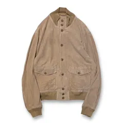 POLO BY RALPH LAUREN CAMEL SUEDE BOMBER JACKET サイズL ベージュ ラルフローレン スエード ボンバージャケット