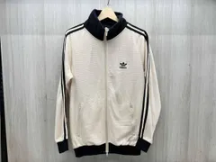 通年 adidas アディダス ジャージ トラックジャケット アディカラー ワッフル クラシック トラックトップス JW0109 M ベージュ系 