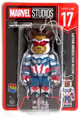 【中古】トレーディングフィギュア BE＠RBRICK-ベアブリック- 17.キャプテン・アメリカ(サム・ウィルソン) 「Happyくじ BE＠RBRICK MARVEL STUDIOS」 ベアブリック賞
