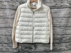 MONCLER ダウンジャケット XS 21年製 ナイロンニット切替 モンクレール