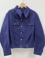 フランス軍 その他フィールドジャケット メカニックジャケット M41 シルバーボタン サイズ88L パープル