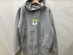 Champion スウェット パーカー リバースウィーブ UCLA グレー Mサイズ