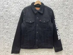 LEVI'S × MICKEY MOUSEリーバイス×ミッキーマウス 裏ボア デニムジャケット サイズM ブラック