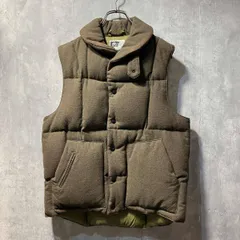 ENGINEERED GARMENTS down vest グースダウンベスト Mサイズ カーキ系 エンジニアードガーメンツ