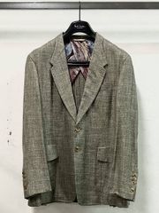 RING JACKET MEISTER ウールシルクリネンジャケット(グリーン) - メルカリ