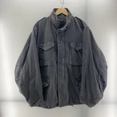 【中古】ALPHA 80～90s M-65 ブラック XL　※ライナー欠品　アルファ[24]のサムネイル
