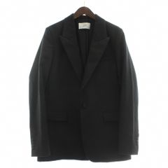 【中古】ami alexandre mattiussi テーラードジャケット 羊毛 ウール シングル 1B 総裏地 48 黒 UBV401.285 アミ アレクサンドル マテュッシ ami alexandre mattiussi テーラード
