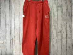 23FW STUSSY x NIKE ステューシー ナイキ STONE WASHED FLEECE PANTスウェットパンツ オレンジ系 FJ9157-642 L