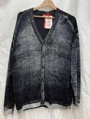 DIESEL 未使用美品予備ボタン付き グレン期名作ロゴ付きニット