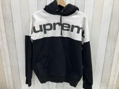 Supreme／Blocked Hooded Sweatshirt／ブラック／パーカー／サイズS／コットン／裏起毛／シュプリーム