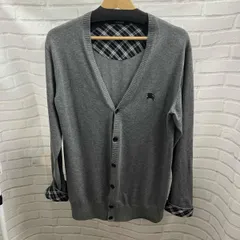 BURBERRY BLACK LABEL グレー BURBERRY BLACK LABEL/バーバリーブラックラベル/カーディガン/表記サイズ3（L）/グレー