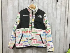 Supreme X THE NORTH FACE ノースフェイス フリース Steep TechFleece Jacket  NA5 2101I WHITEX 総柄 サイズM