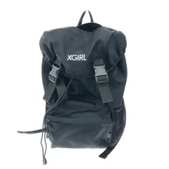 X-girl エックスガール リュック  ロゴ刺繍/コーデュラナイロン    ブラック レディース / 240001175833