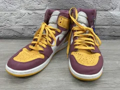 【鑑定済み】NIKE スニーカー Air Jordan 1 Retro High OG 555088-706 表記サイズ28 イエロー/パープル