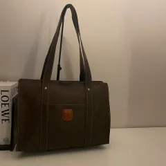 CELINE / ヴィンテージ Celine セリーヌ ブラウン マカダム トートバッグ / ショルダーバッグ