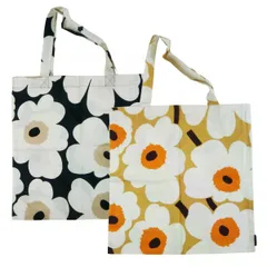 マリメッコ MARIMEKKO marimekko トートバッグ ◆新品◆ マチ無し エコバッグ ピエニ ウニッコ Pieni Unikko Kassi MA-762 MA-766