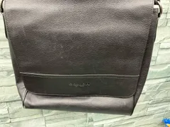 ブラック COACH ショルダーバッグ レザー バッグ