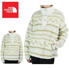 ノースフェイスTHE NORTH FACEレディース ジャケットW PRNT CRAG 1/4 SNAPウィメンズ プリンテッド クラグモント 1/4スナップGDNWTNFMTFRLPRT(ホワイト/ベージュ)女性用 ボア ファー ジャケット 幾何学 フリース