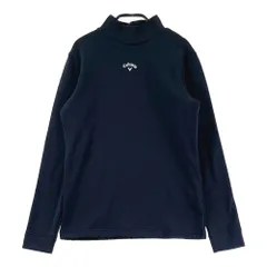 サイズ：M CALLAWAY キャロウェイ  裏起毛 ハイネック長袖Tシャツ  ブラック系 [240101560750] ゴルフウェア レディース ストスト