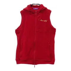 サイズ： BEAMS GOLF ビームスゴルフ  フード付 ニットベスト  レッド系 [240101574008] ゴルフウェア レディース ストスト