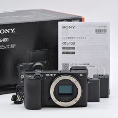SONY ソニー α6400 ボディ ブラック ILCE-6400 B ミラーレス一眼レフカメラ【中古】